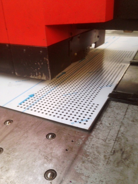 Frabricacion de chapa perforada 1mm Aisi 316